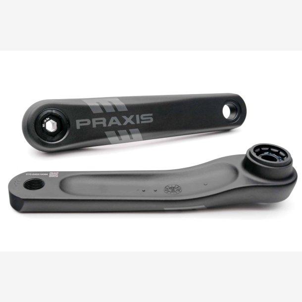 Praxis pedalarm s�t Elcykel type 1 aluminium Isis 155mm