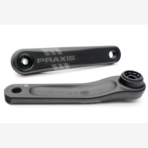 Praxis pedalarm s�t Elcykel type 1 aluminium Isis 165mm