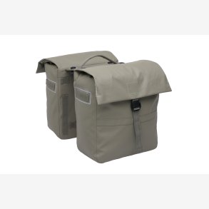 New Looxs dobbelt cykeltaske Leeds taupe MIK 38L