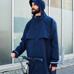 Weathergoods Sweden cykel regnjakke Imbris - marinebl� - XL