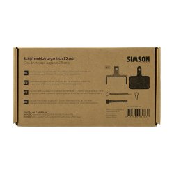 Simson skivebremseklodser organiske Shimano/Tektro box (25)