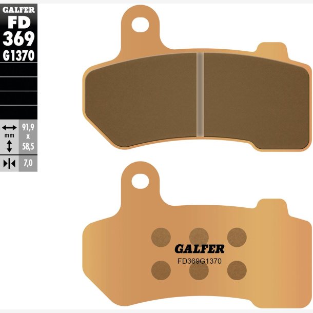 BREMSEKLODSER GALFER FD369