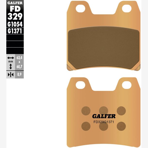 BREMSEKLODSER GALFER FD329