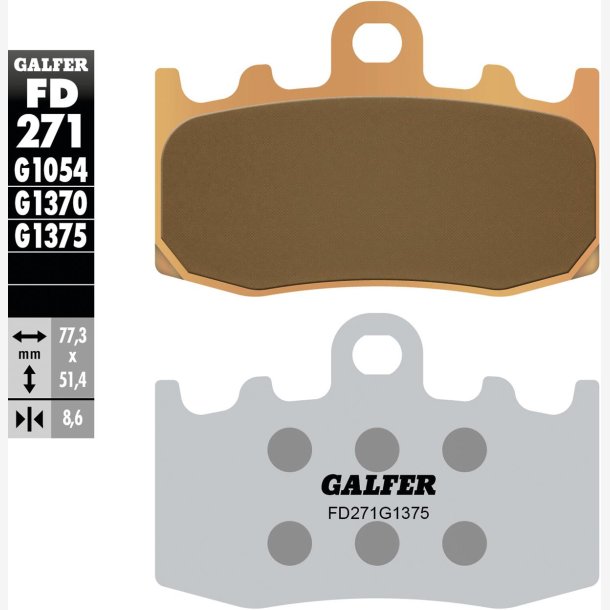 BREMSEKLODSER GALFER FD271