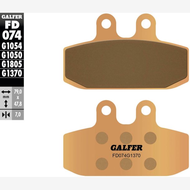 BREMSEKLODSER GALFER FD074