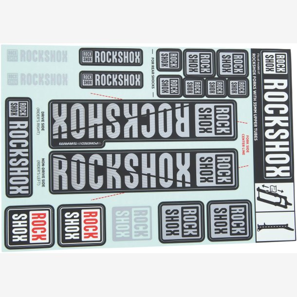 M�RKEDEKSEL S�T ROCKSHOX