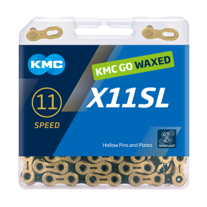 KMC k�de X11SL guld/sort 118s vokset