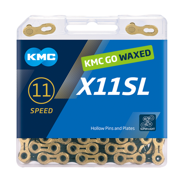 KMC k�de X11SL guld/sort 118s vokset