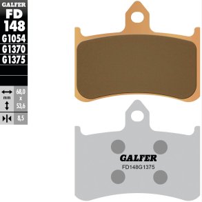 BREMSEKLODSER GALFER FD148
