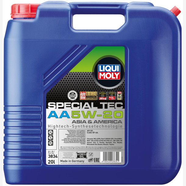 MOTOROLIE 5W-20 20L
