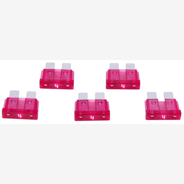 Flad sikring 4A/ Pink