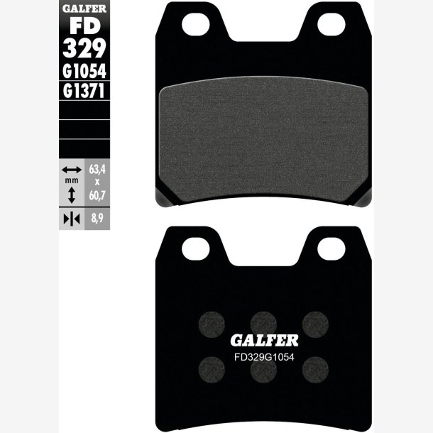 BREMSEKLODSER GALFER FD329