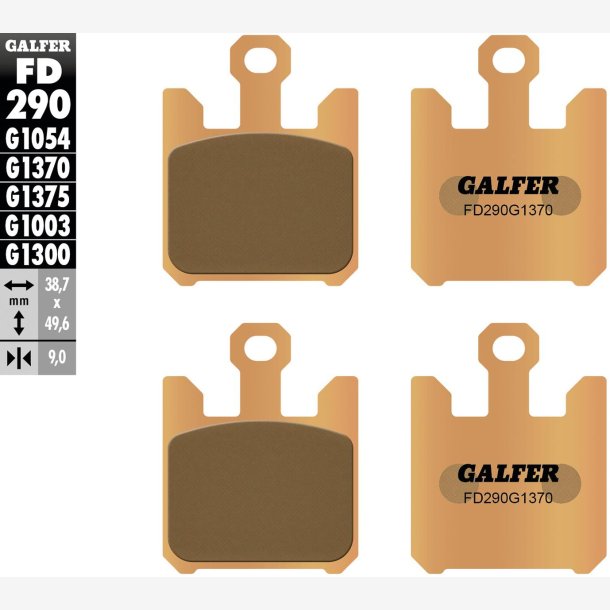 BREMSEKLODSER GALFER FD290