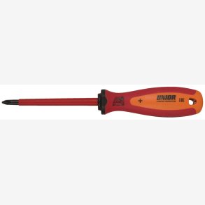 Unior skruetr�kker VDE-isoleret Phillips-hoved PH1x80