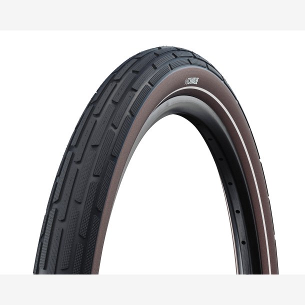 Schwalbe D�k Motion Fat Frank K-Guard 50-622 sort/kaffe refleks