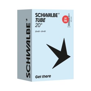 Schwalbe Slange SV7XS 20 tommer 23/25-451 fv 40mm