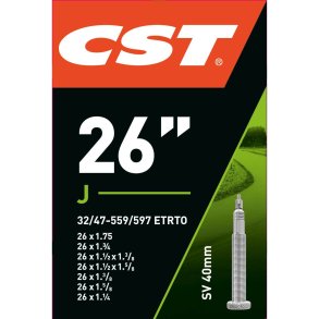 CST Slange 26 x 1 1/4 - 1,75 fv 40mm