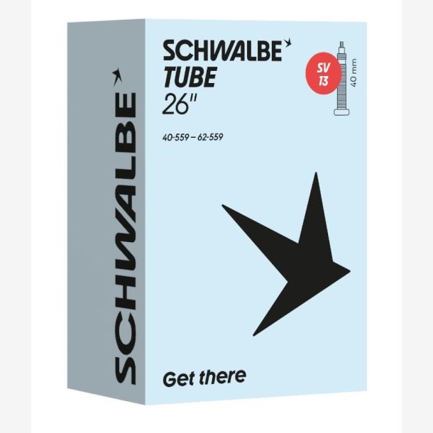 Schwalbe Slange SV13 26 tommer 40/62-559 fv 40mm