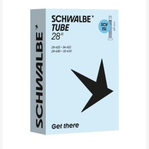 Schwalbe Slange SCV15L 28 tommer 28/34-622/630 klikventil 40mm