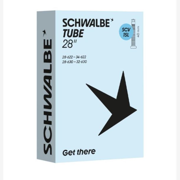 Schwalbe Slange SCV15L 28 tommer 28/34-622/630 klikventil 40mm