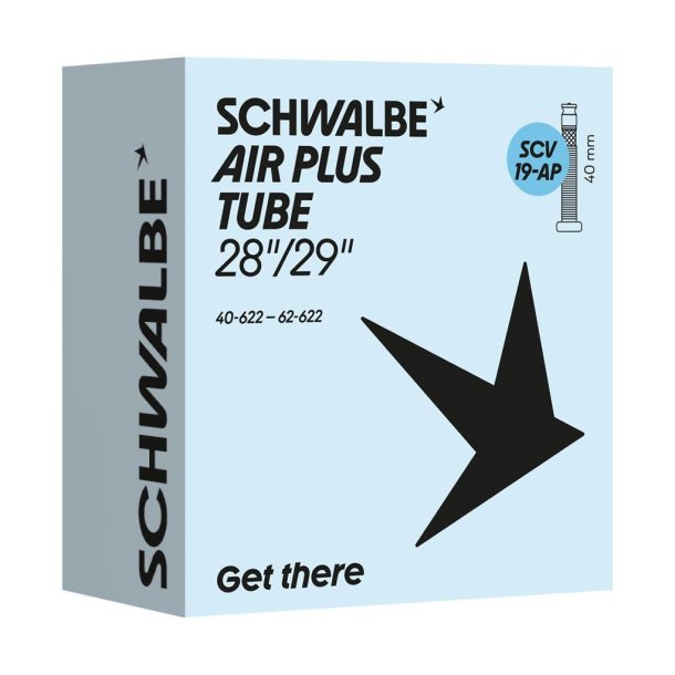Schwalbe Slange SCV19-AP Air Plus 40/62-622 klikventil 40mm