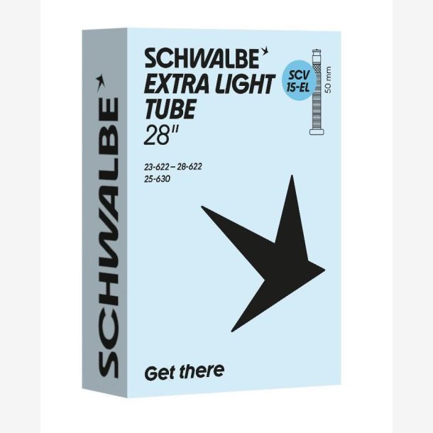 Schwalbe Slange SCV15-EL 28 tommer 23/28-622/630 klikventil 50mm