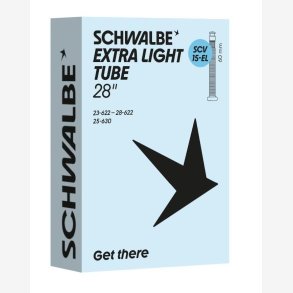 Schwalbe Slange SCV15-EL 28 tommer 23/28-622/630 klikventil 60mm