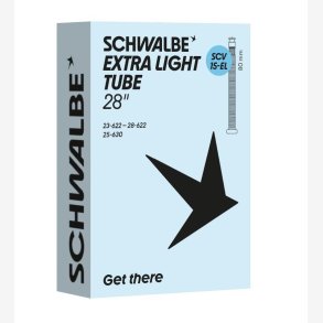 Schwalbe Slange SCV15-EL 28 tommer 23/28-622/630 klikventil 80mm