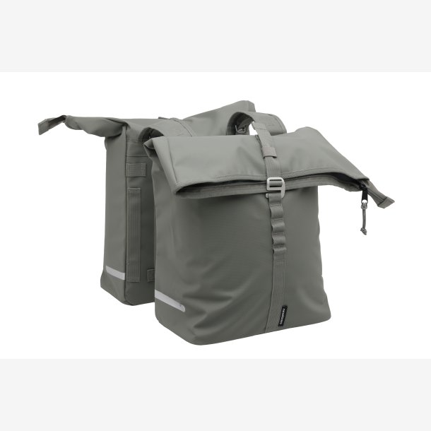 New Looxs Cantos dobbelt cykeltaske gr�n 36L