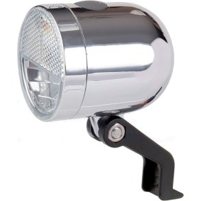 IKZI Light forlygte Nero batteri 10 lux krom