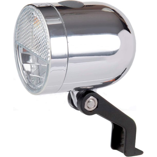 IKZI Light forlygte Nero batteri 10 lux krom