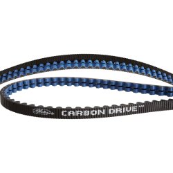 Gates CDX rem Carbon Drive 122 t�nder sort/bl�