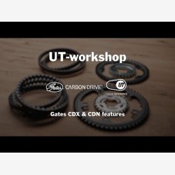 Drivrem Gates CDX Carbon Drive 115T - sort/sort