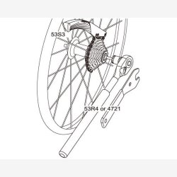 IceToolz Kassetteaftr�kker med styrestift, #09C1