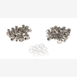 Miranda klingebolte med m�trikker og skiver � rustfrit st�l � M8 x 0,75 � 10 mm � 5 stk.