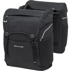 New Looxs cykeltaske dobbelt Sports sort 32L