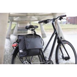 Cykeltaske til computer New Looxs Varo Messenger 15 liter 39 x 30 x 13 cm - sort, vandtt