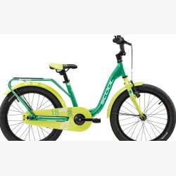 niXe 18" aluminium brnecykel med fodbremse  - grn