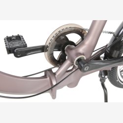 Foldecykel U-Go Now i3 med lav indstigning - 20 tommer - Nexus 3 gear - V-bremse - Maroon Brown