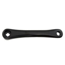 Dotek pedalarm venstre 170 mm alu sort