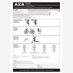 Axa forlygte Pico Switch dynamo 30 Lux sort