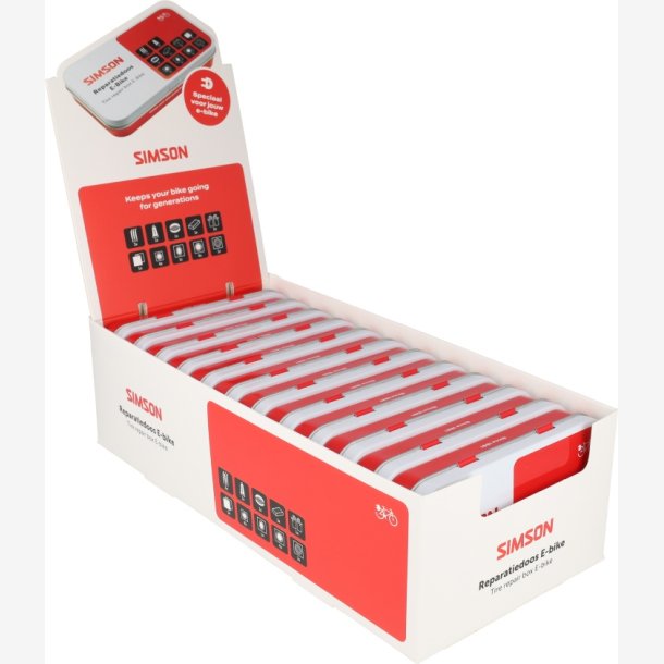 Simson Reparationskasse Elcykel - 12 dele