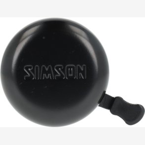 Simson traditionel cykelklokke - sort