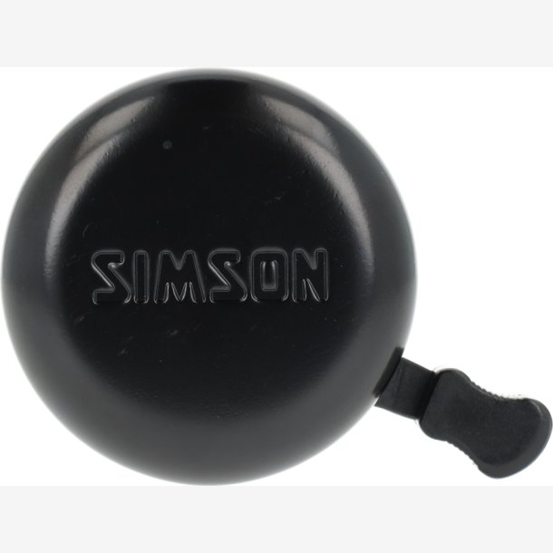 Simson traditionel cykelklokke - sort