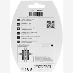 Simson Bremse Shoe Set for V-Bremse 72mm