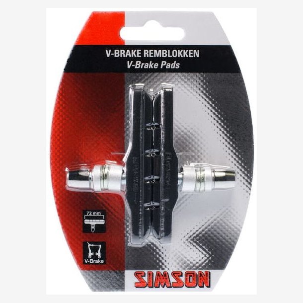 Simson Bremse Shoe Set for V-Bremse 72mm