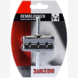 Simson Bremse Shoe Set for Cantilever 55mm