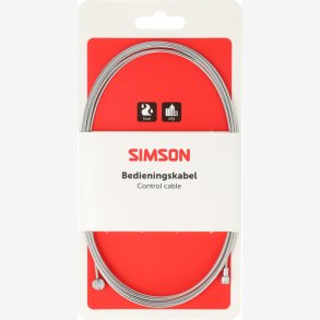 Inderkabel Simson bremse universal rustfrit st�l