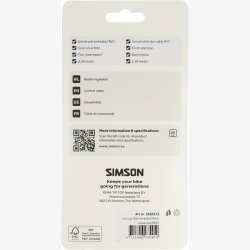 Inderkabel Simson bremse universal rustfrit st�l
