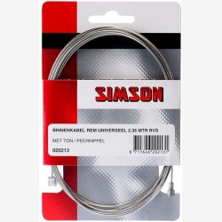 Inner Bremse cable Simson stainless steel with 2 nipples - universal